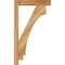 Ekena Millwork Imperial Block Rough Sawn Bracket w/ Offset Brace, Western Red Cedar, 4"W x 16"D x 28"H BKT0402X16X28IMP05RWR - alternate 3